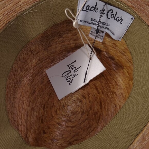 Lack Of Color Tan Wide Brim Hat main image 4